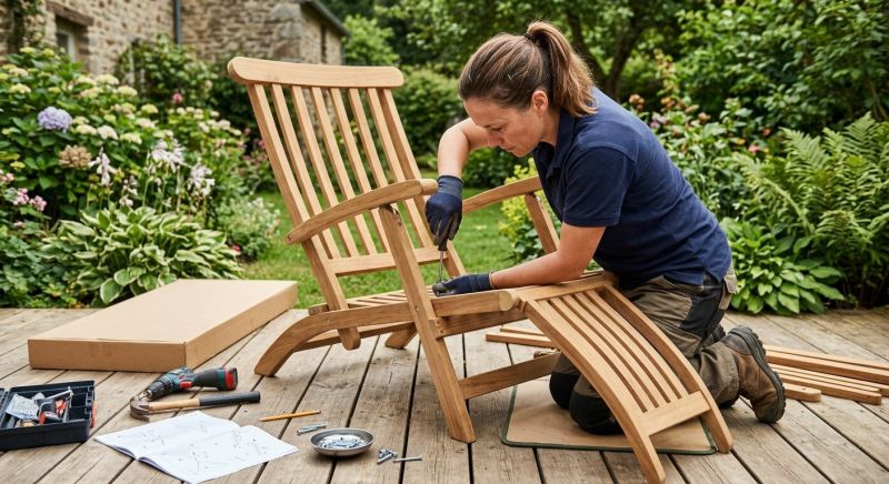 Deck Chair Assembly in Denver County, CO