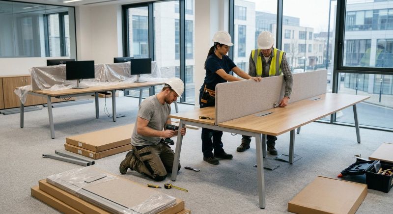 Office Desk Assembly in Olathe, KS