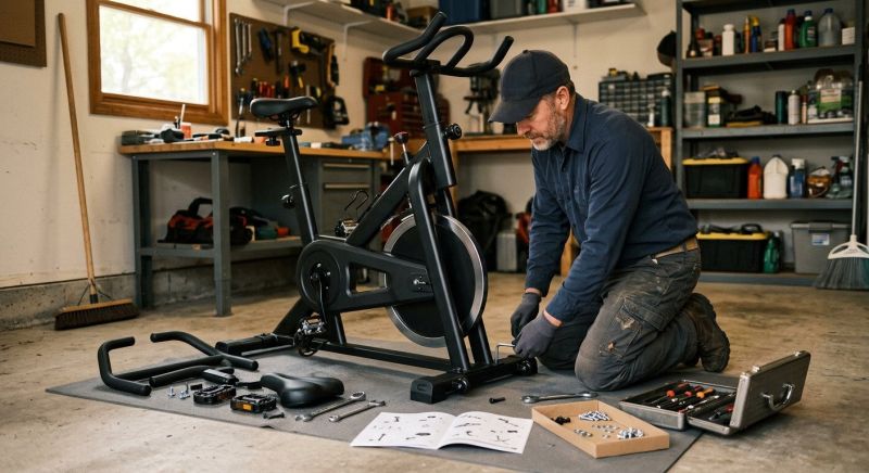Stationary Bike Assembly in Alpharetta, GA