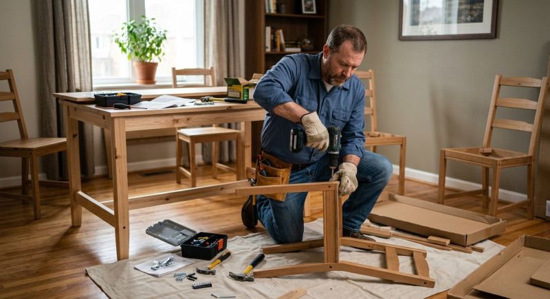 Kitchen Table Assembly in Olathe, KS